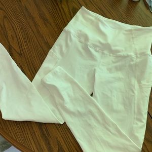 White leggings! Super cute